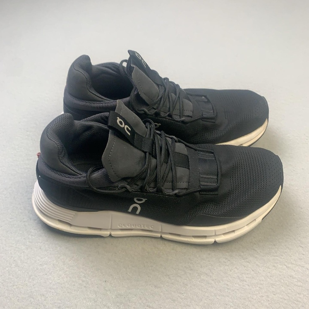 On CloudTec Shoes Womens Size 8 Black Running Sneakers Breathable Mesh 26.99113